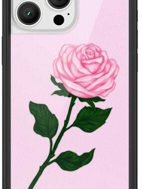 Wildflower Pink Rose Floral Phone Case - iPhone 15 Pro Max - Never Used